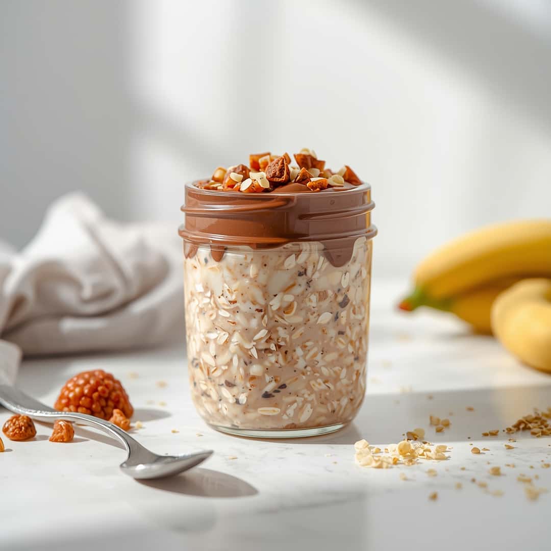 Nutella Overnight Oats
