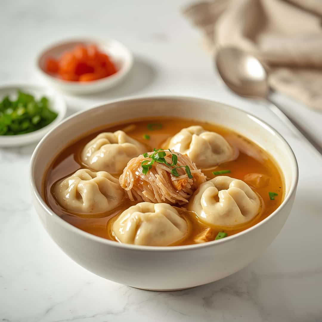 One Pot Chicken Dumpling Soup
