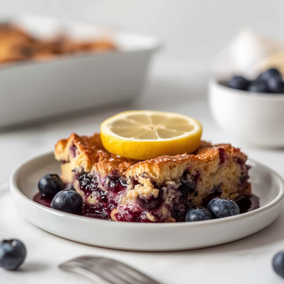 Overnight Blueberry Lemon French Toast Casserole Recipe 2 Overnight Blueberry Lemon French Toast Casserole Recipe