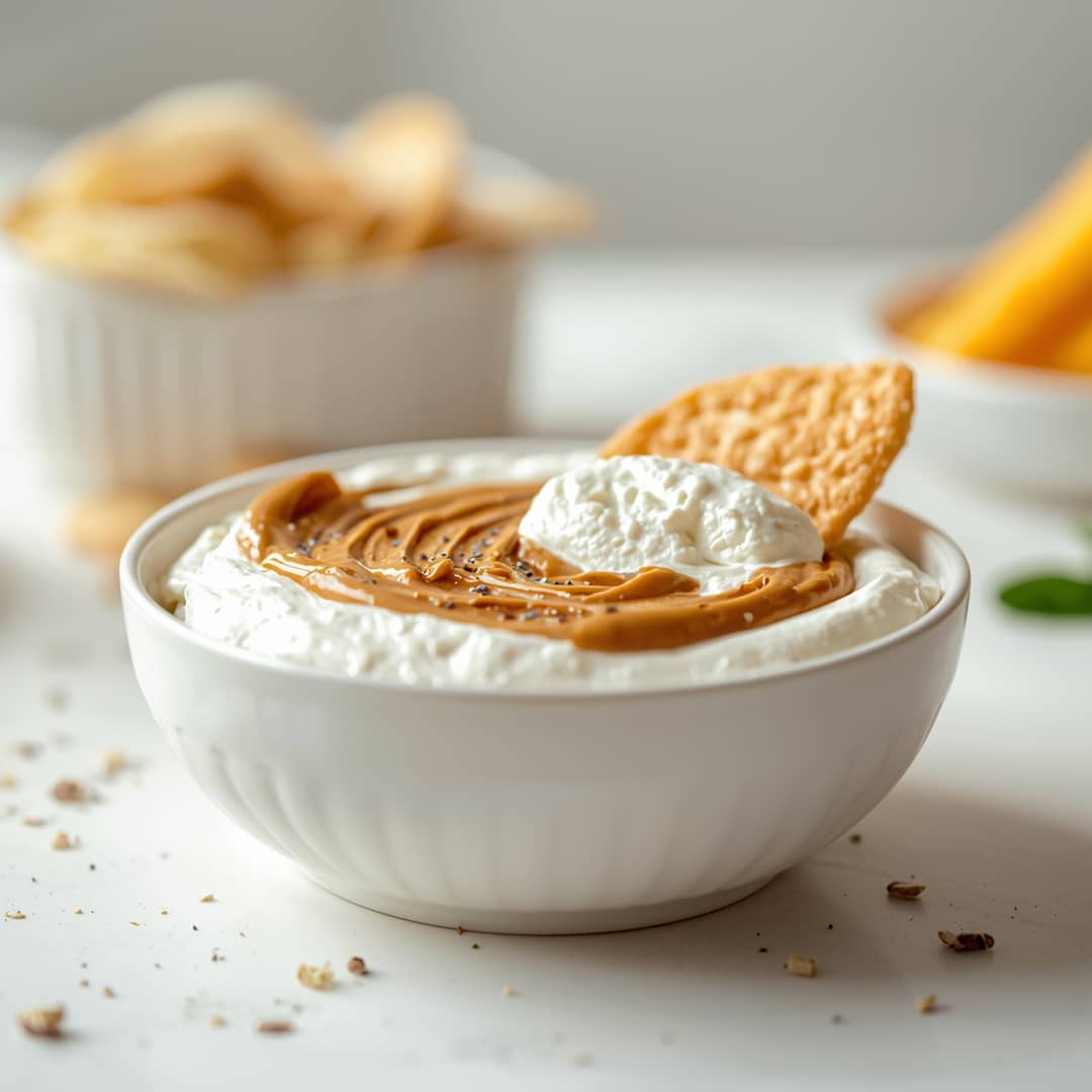 Peanut Butter Greek Yogurt Dip 2 Peanut Butter Greek Yogurt Dip
