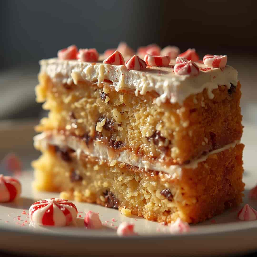Peppermint Chip Layer Cake