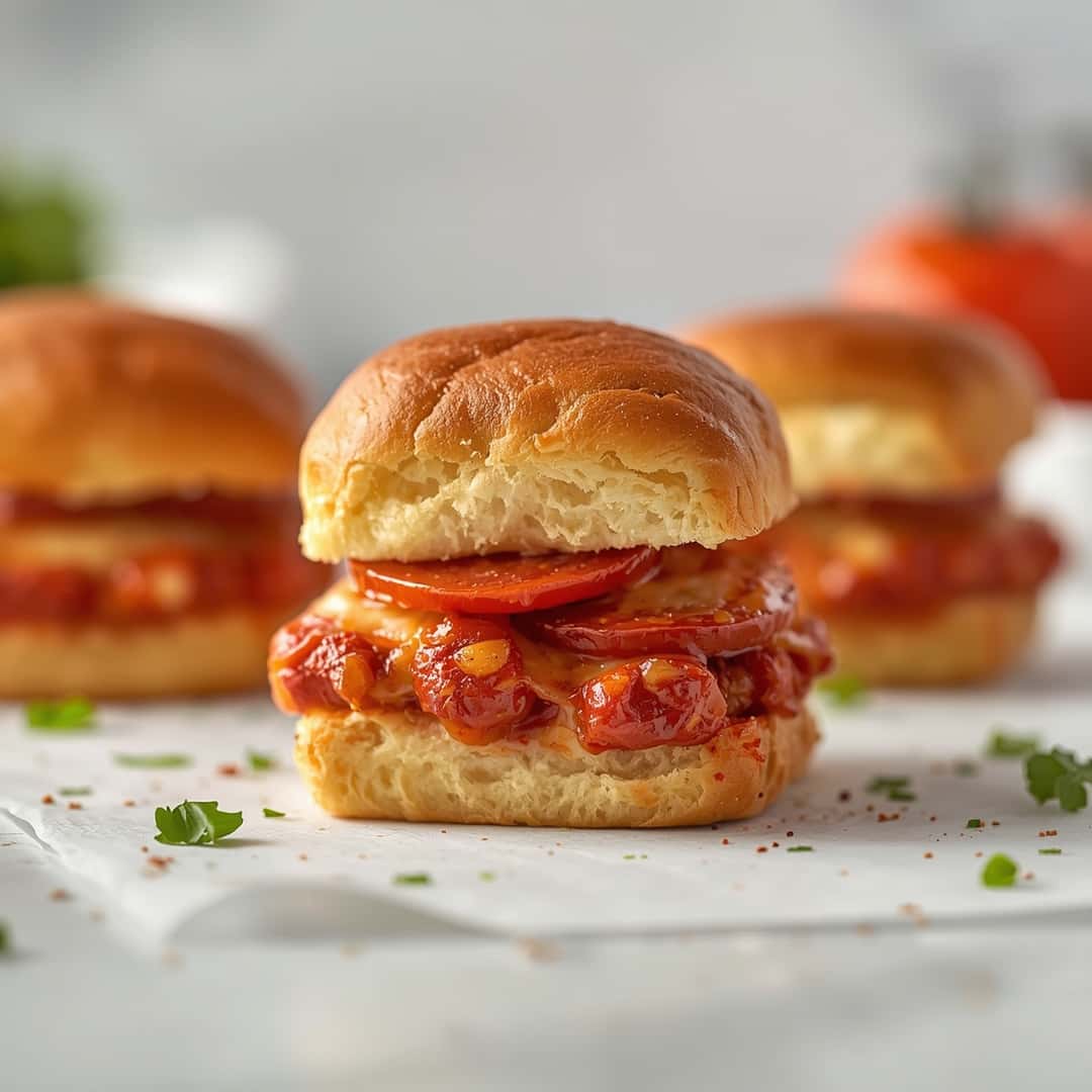 Pepperoni Pizza Sliders 2 Pepperoni Pizza Sliders