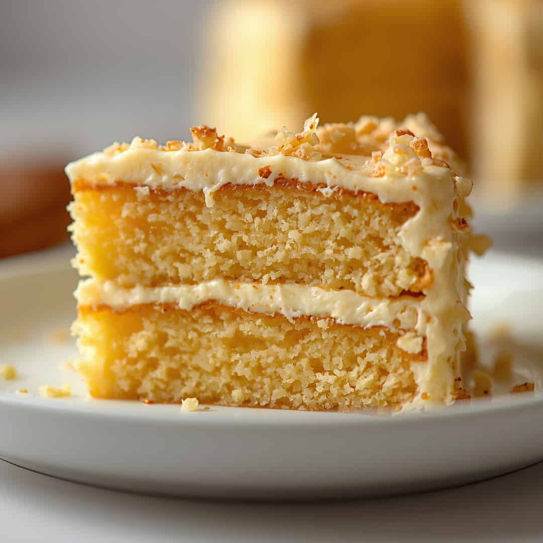 Pina Colada Layer Cake 2 Pina Colada Layer Cake