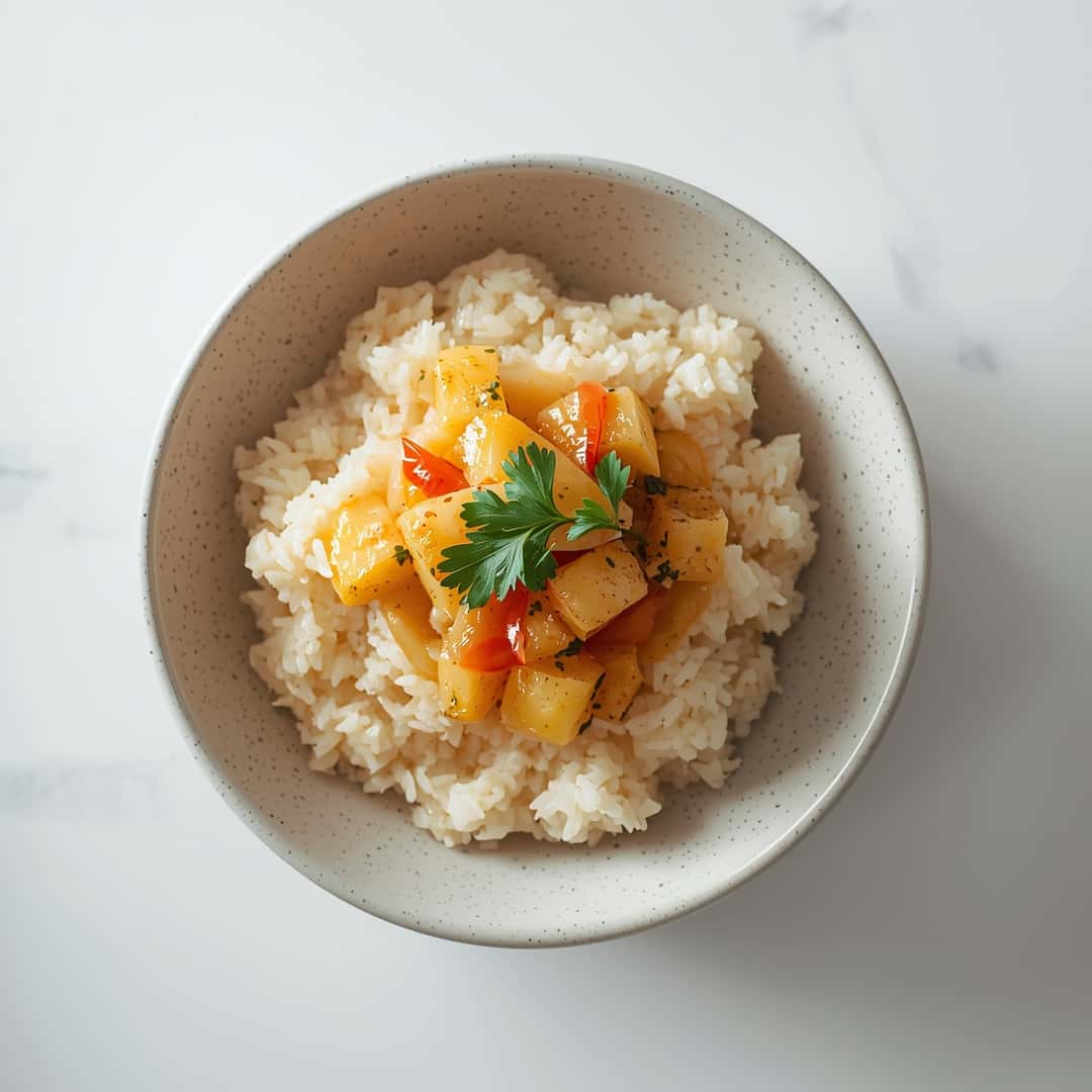 Pineapple Chicken Rice 2 Pineapple Chicken Rice