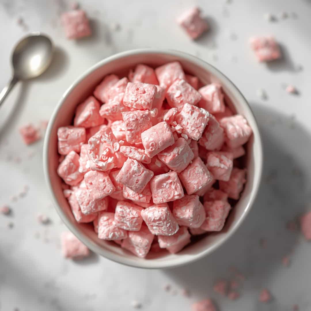 Pink Puppy Chow Recipe