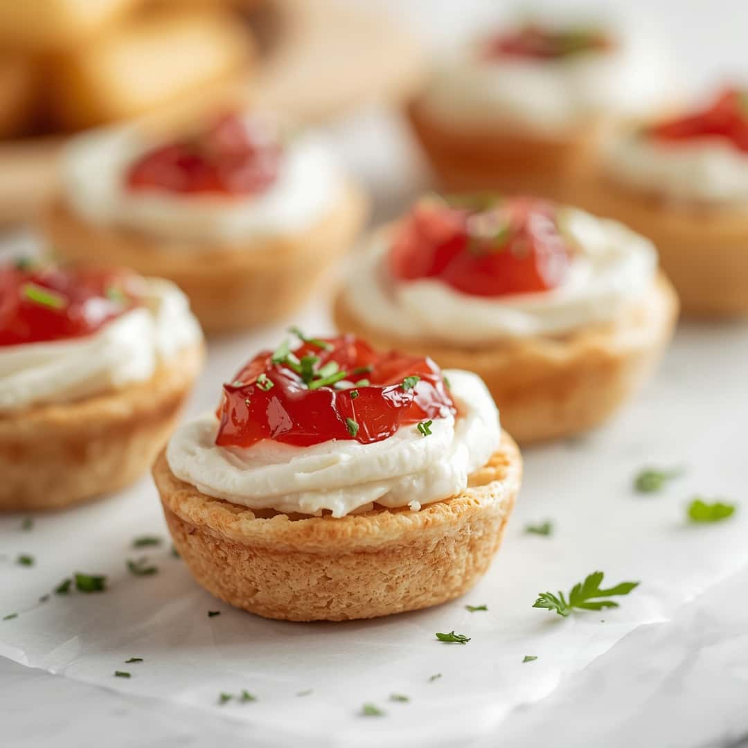 Quick Pepper Jelly Cream Cheese Dip Bites