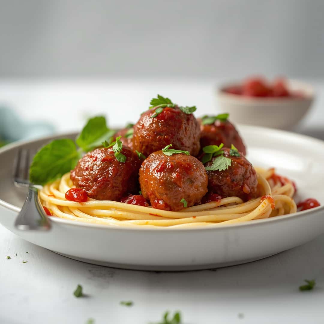 Raspberry Chipotle Meatballs