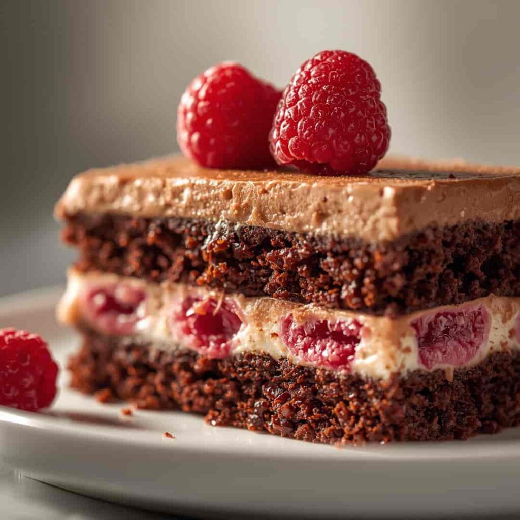 Raspberry Chocolate Layer Cake
