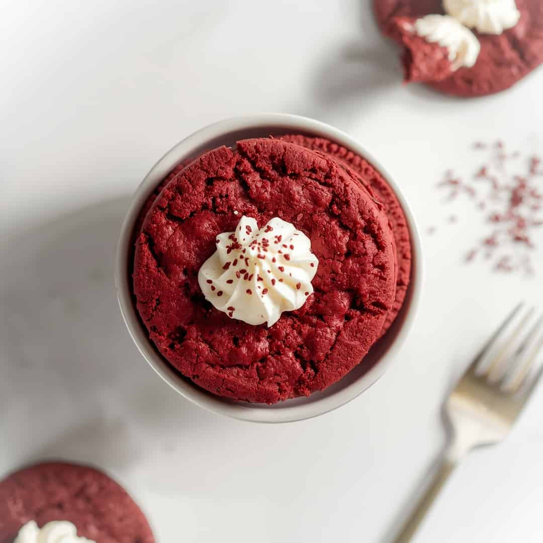 Red Velvet Cake Cookies Cream Cheese Filling