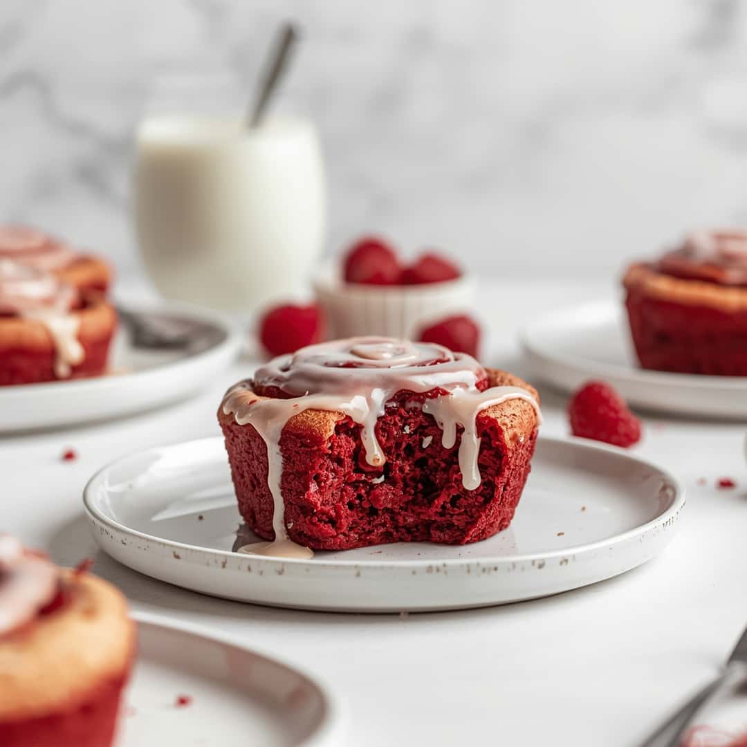 Red Velvet Cinnamon Rolls