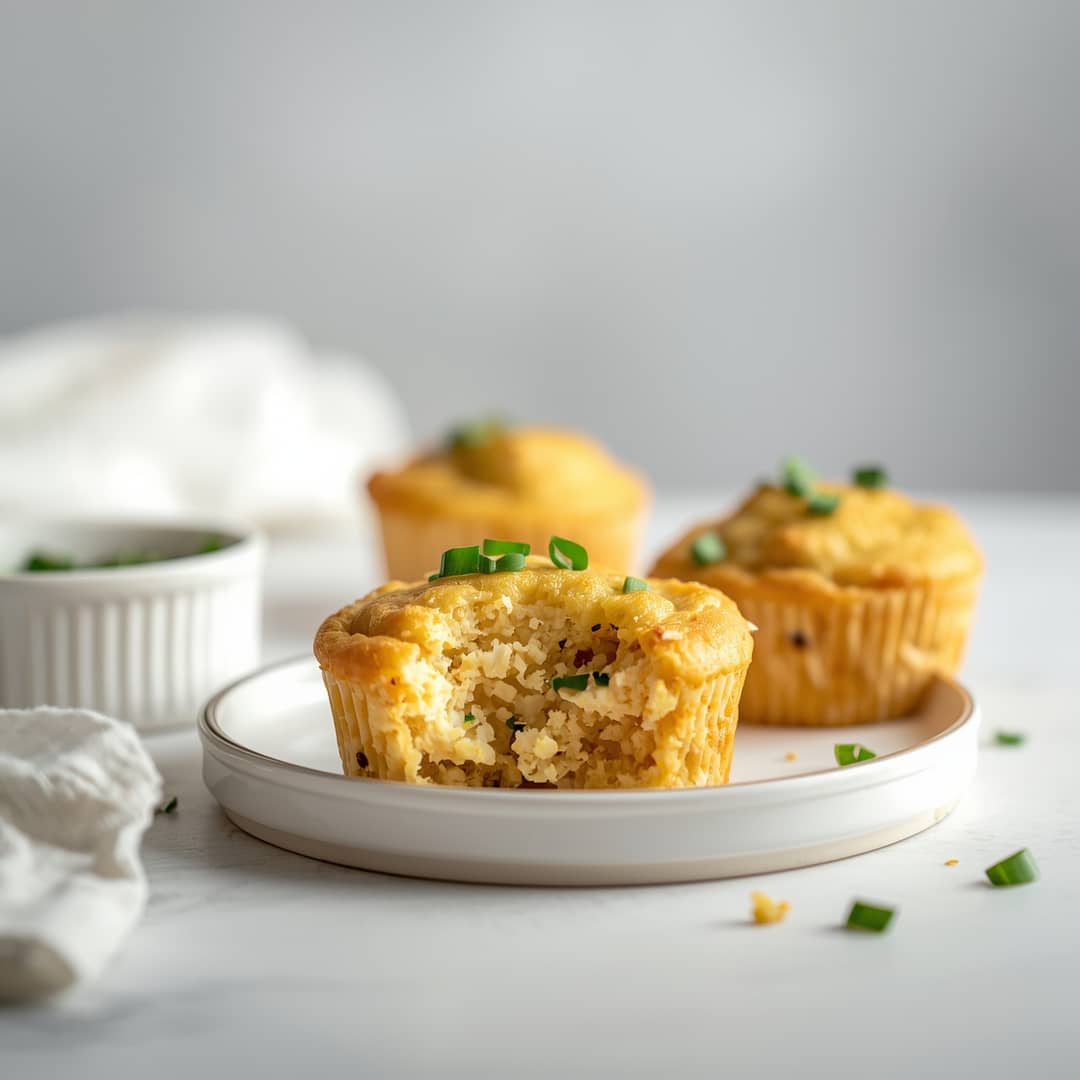 Savory Cottage Cheese Muffins