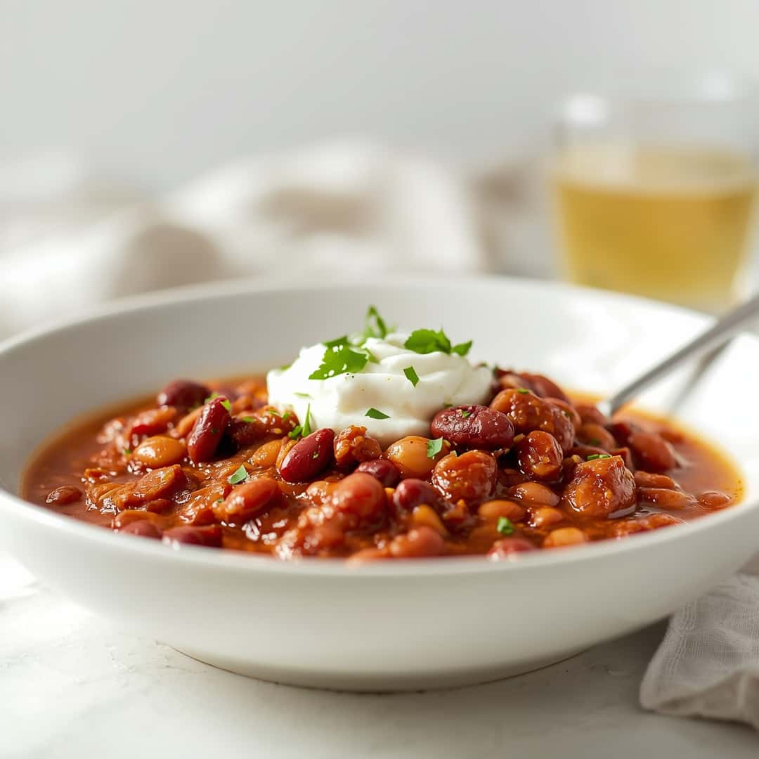 Slow Cooker Beef Chili with Beans