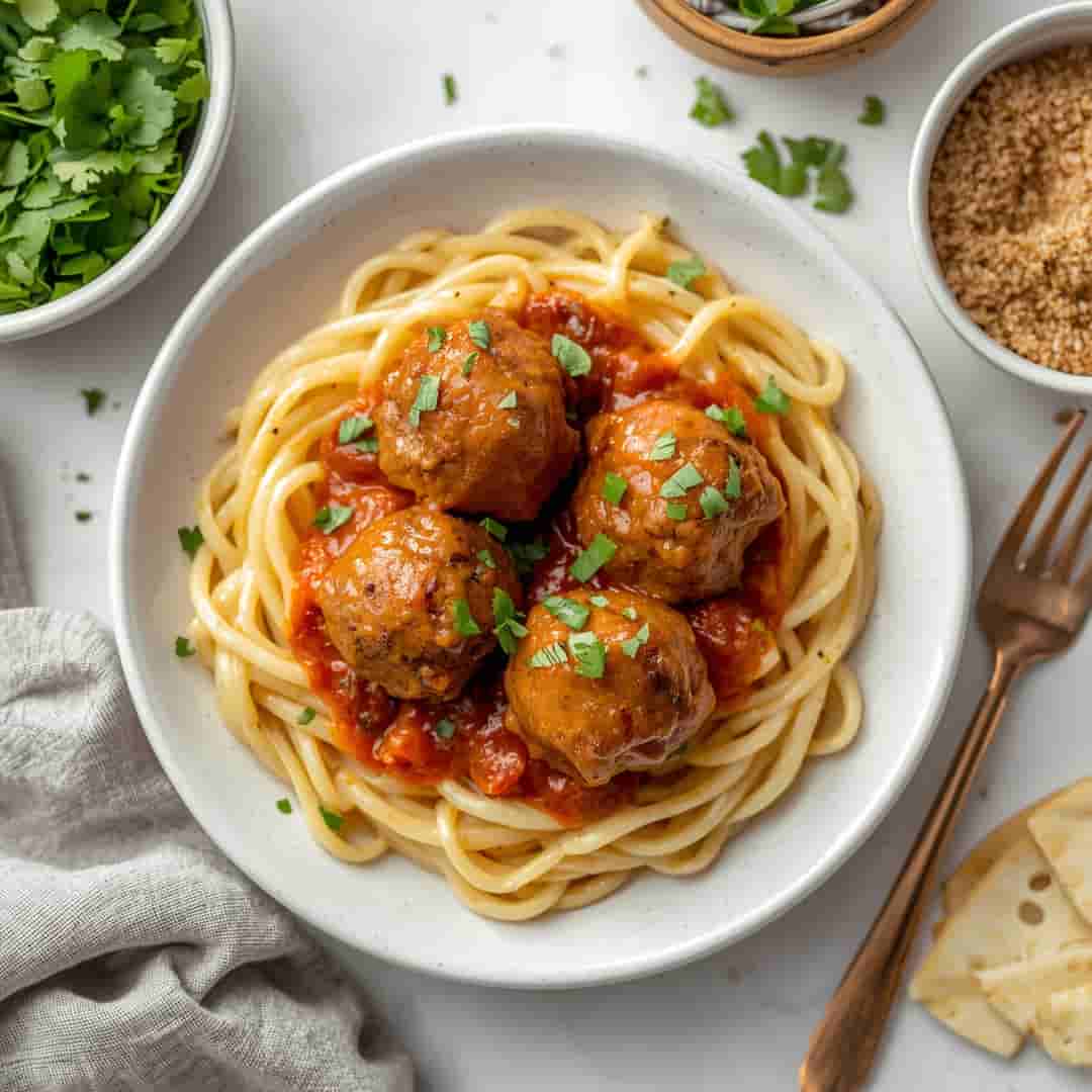 Slow Cooker Salisbury Steak Meatballs