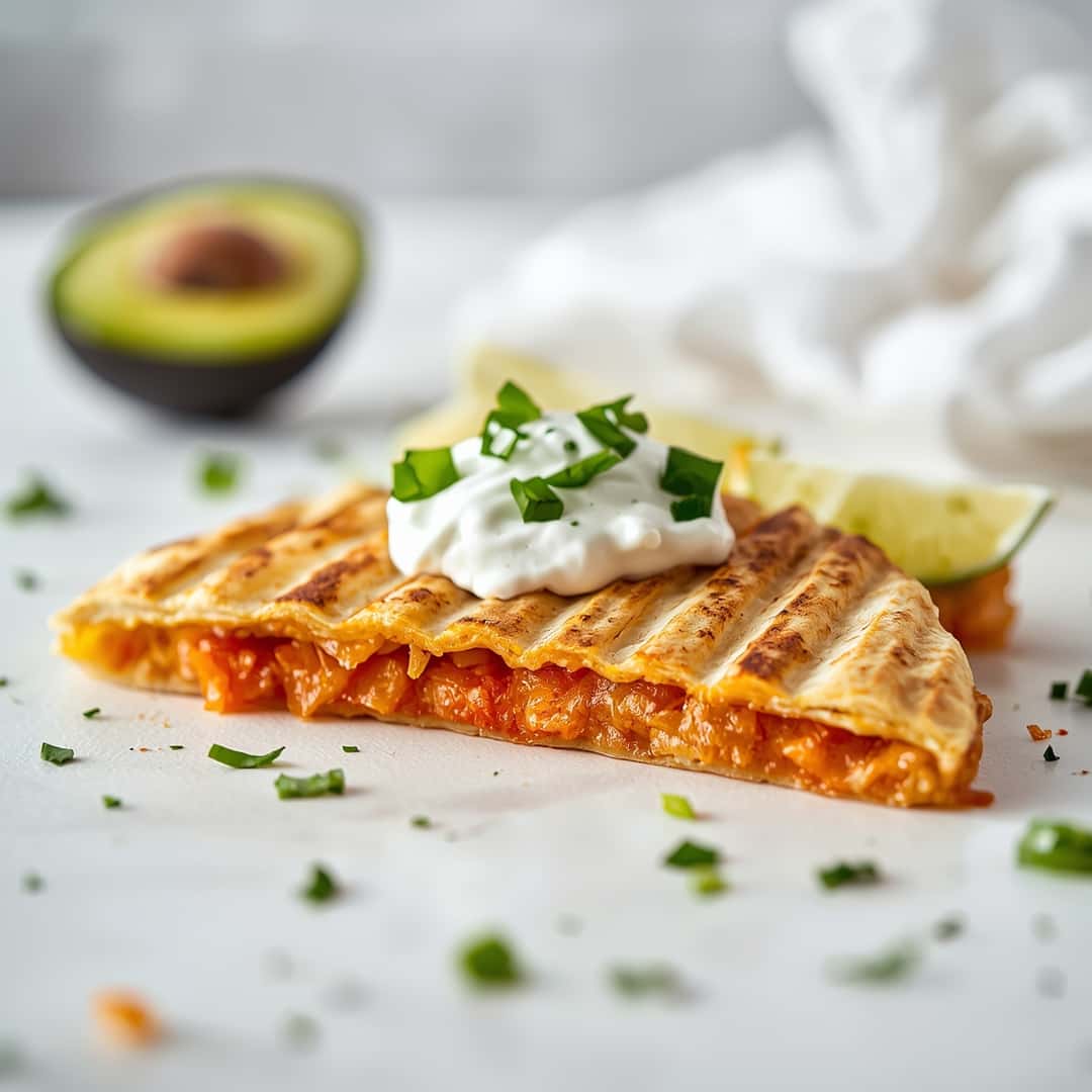 Spicy Ranch Chicken Quesadilla 2 Spicy Ranch Chicken Quesadilla