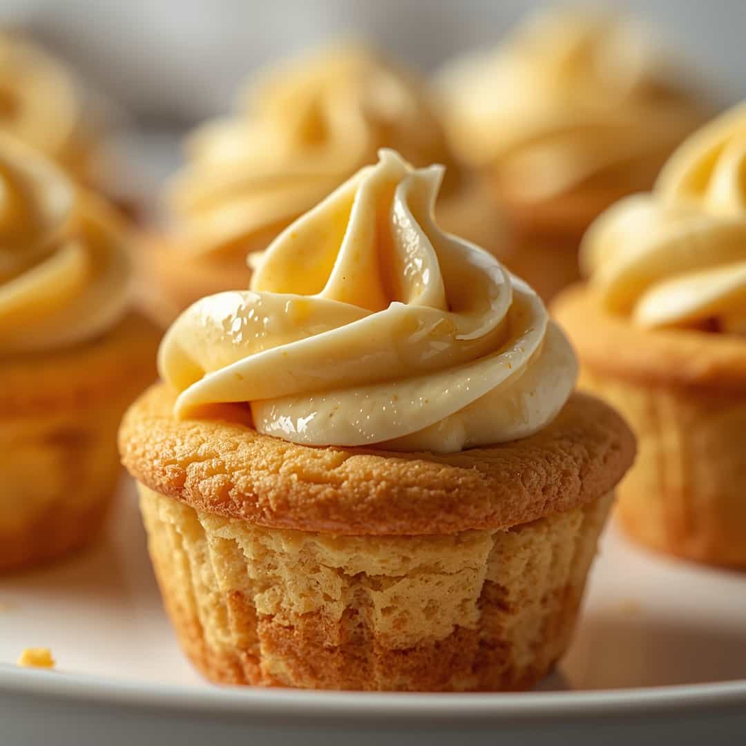 Sugar Cookie Cups with Cream Cheese Frosting 2 Sugar Cookie Cups with Cream Cheese Frosting