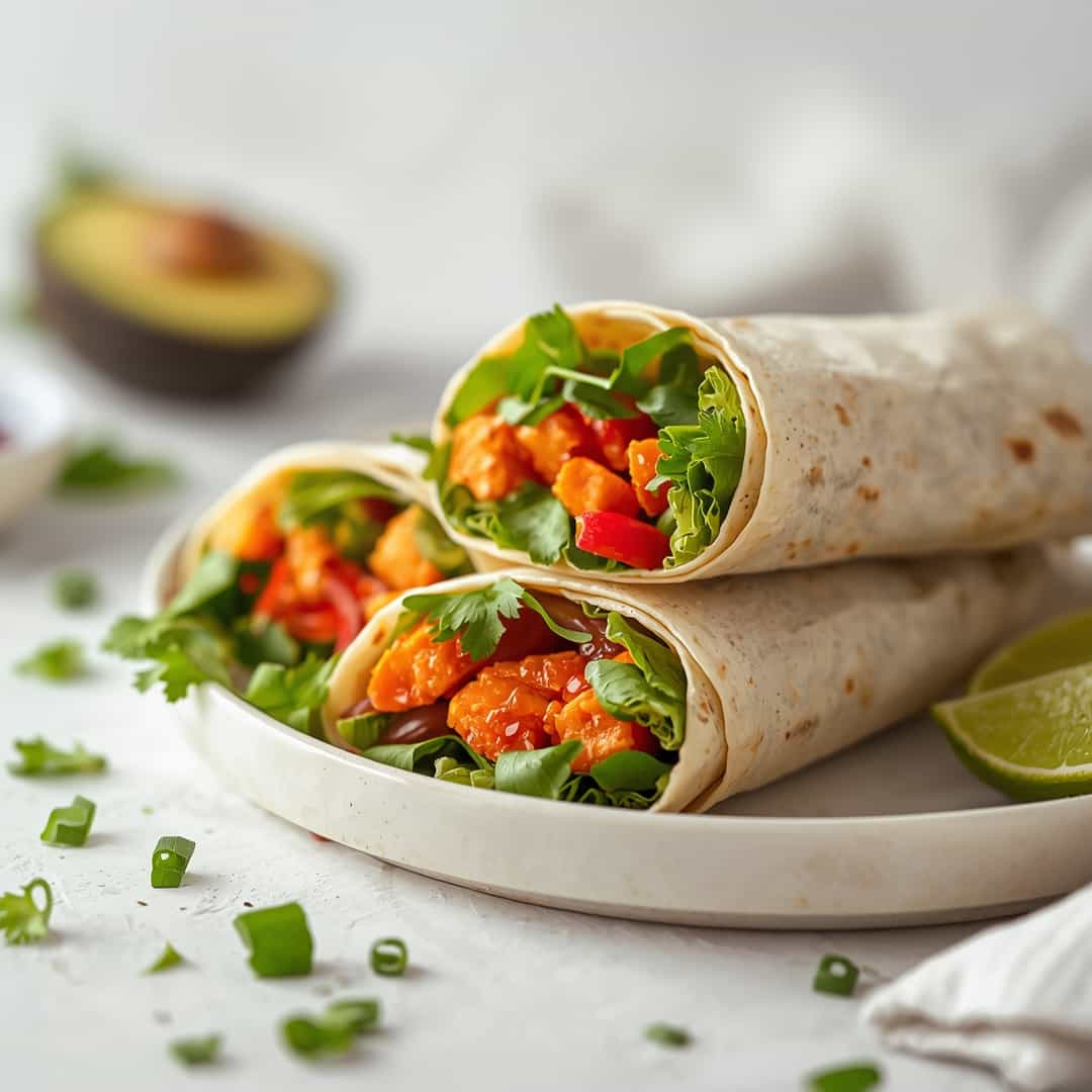 Sweet Chili Chicken Wraps
