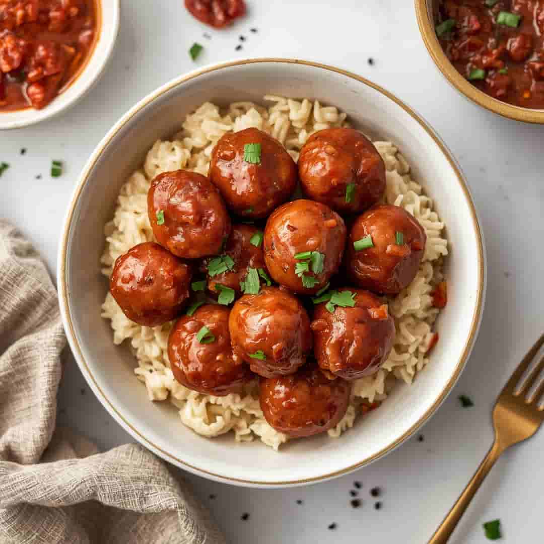 Sweet Crock Pot Kielbasa Bites 2 Sweet Crock Pot Kielbasa Bites