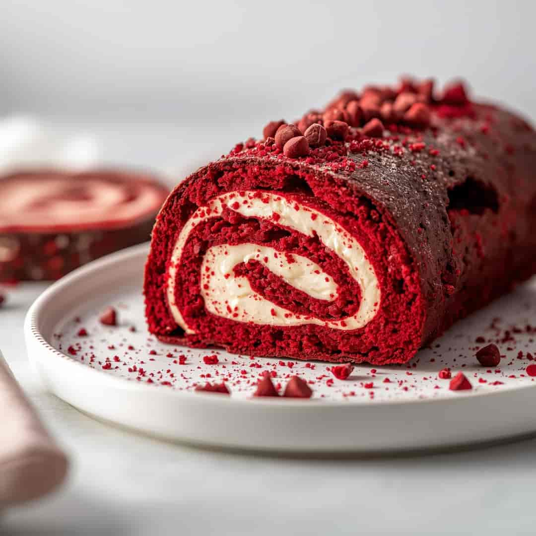 The Best Red Velvet Yule Log A Festive 2 The Best Red Velvet Yule Log A Festive