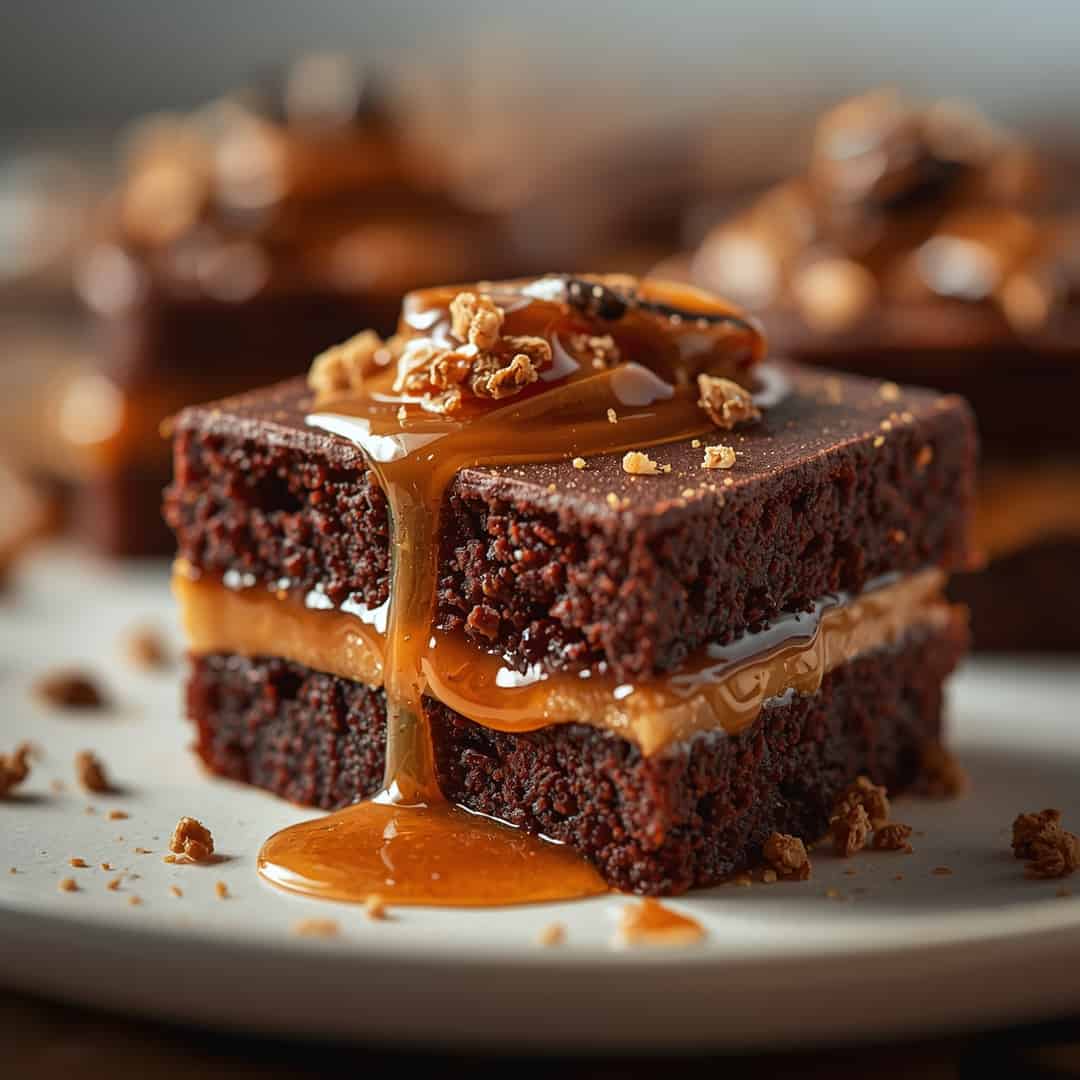 Turtle Chocolate Layer Cake Caramel