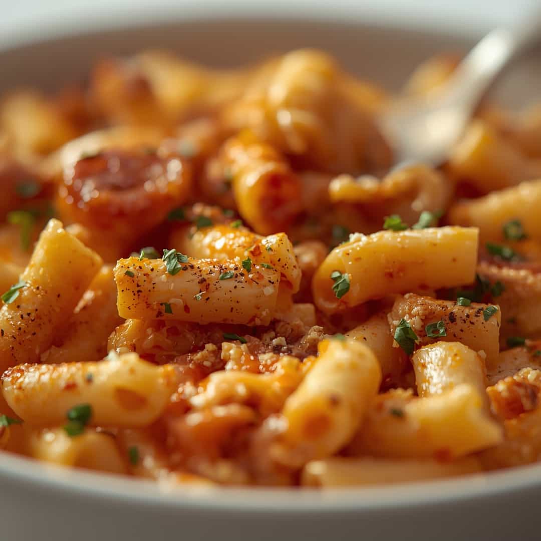 Tuscan Chicken Mac and Cheese