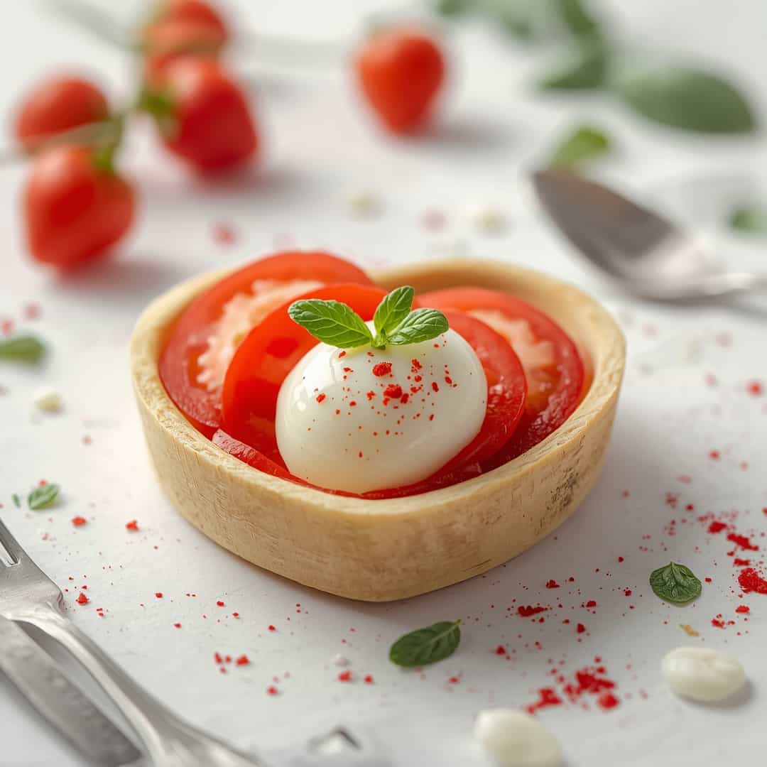 Valentine's Heart Caprese 2 Valentine's Heart Caprese