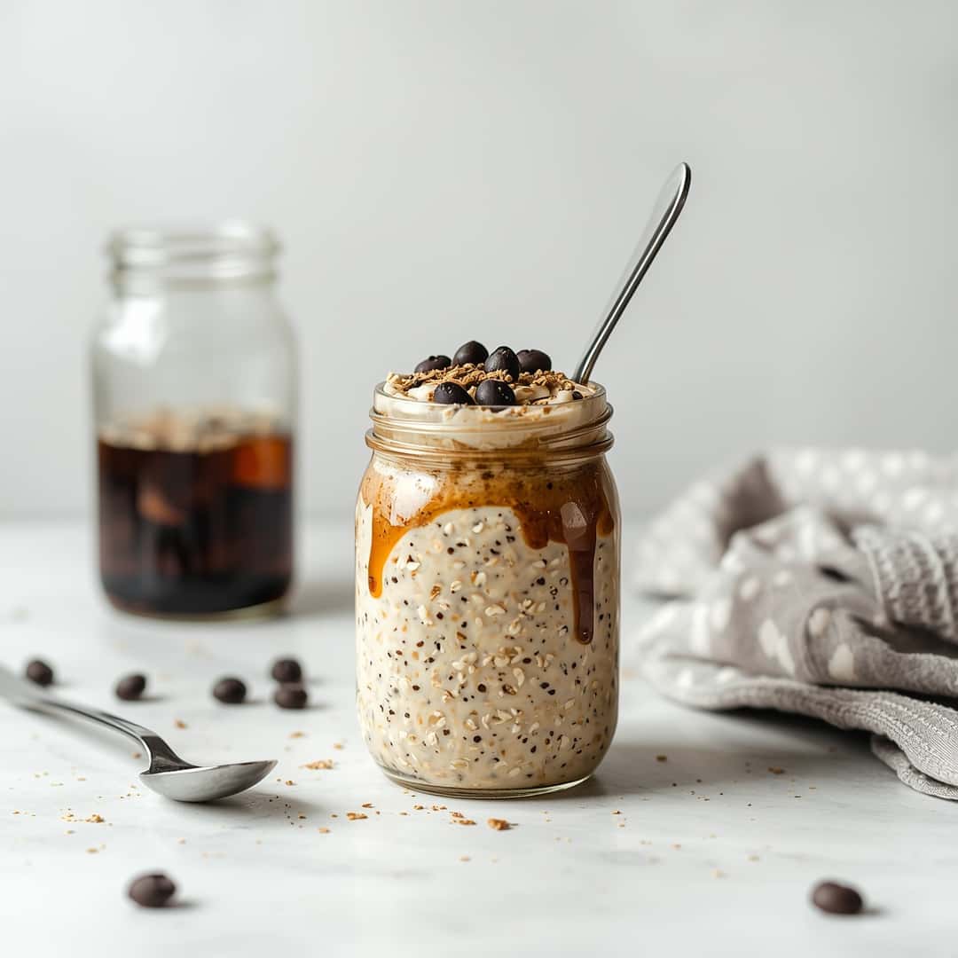 Vanilla Cold Brew Coffee Overnight Oats
