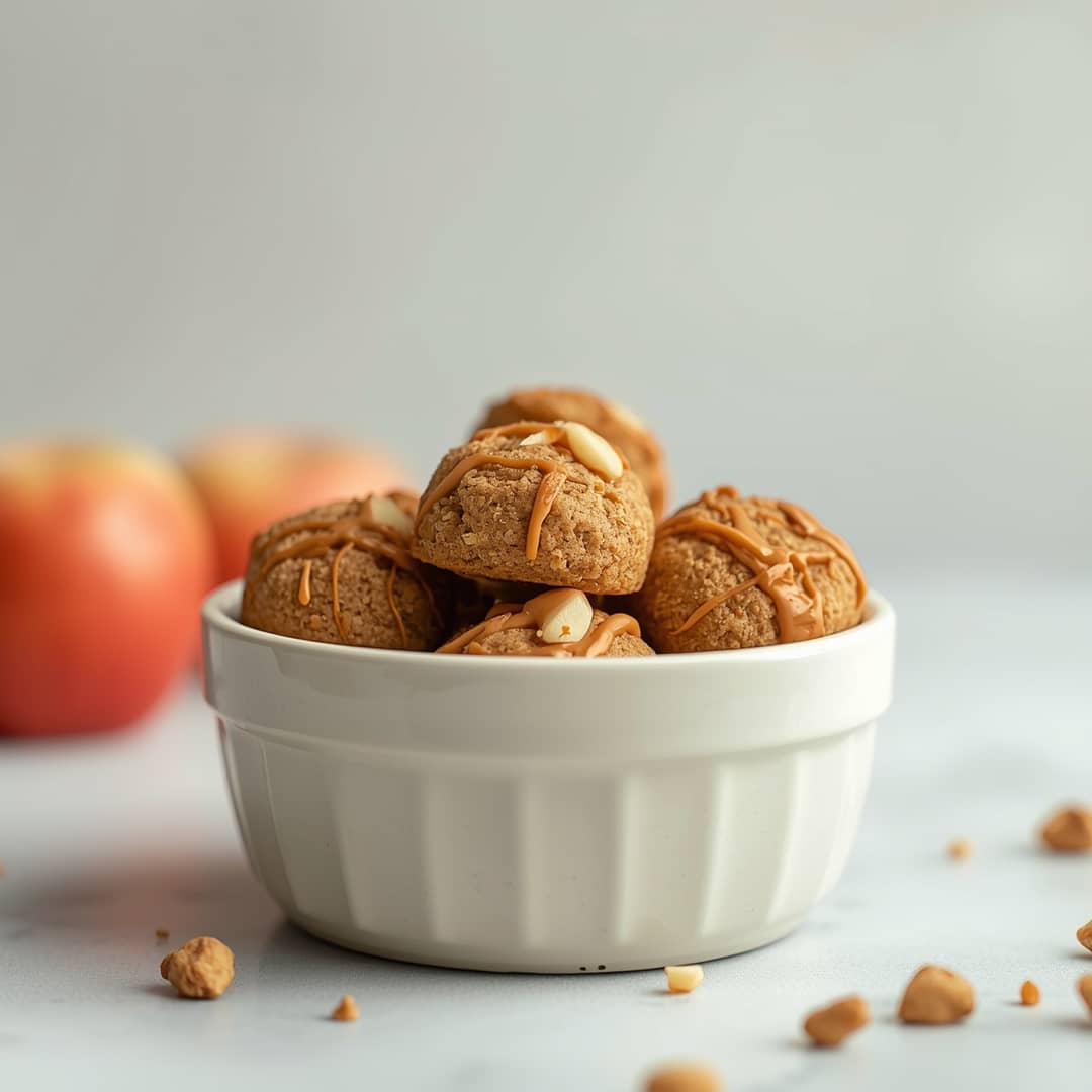 Apple Peanut Butter Bites for Dogs