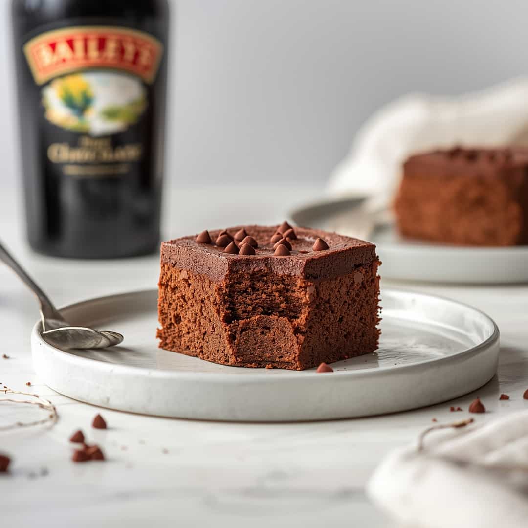 Baileys Chocolate Poke Cake