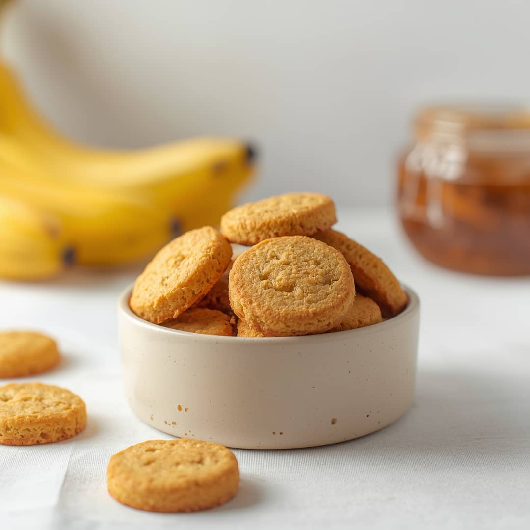 Banana Honey Biscuits for Dogs 2 Banana Honey Biscuits for Dogs
