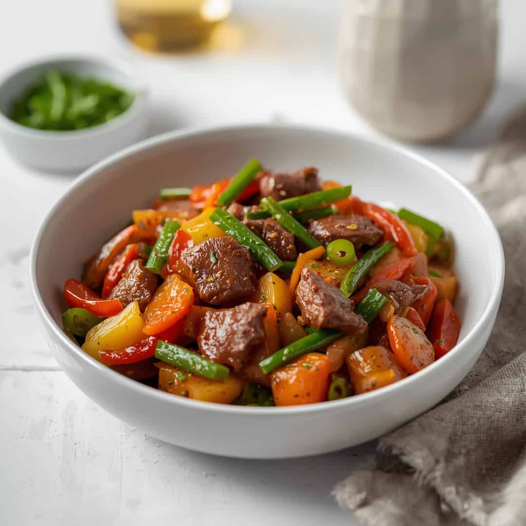 Beef Stir Fry With Fresh Vegetables Recipe