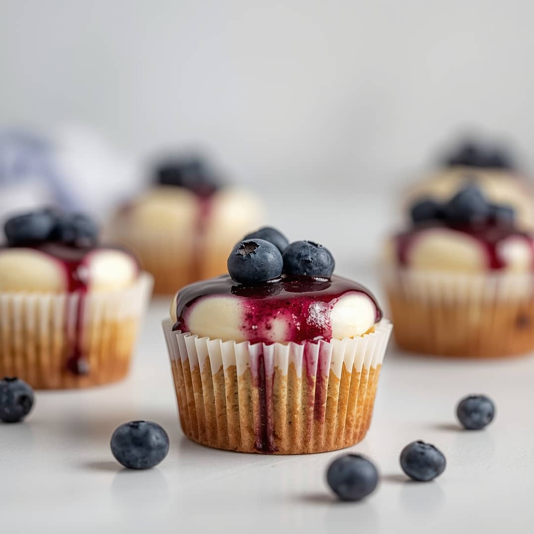 Best Blueberry Cheesecake Cupcakes
