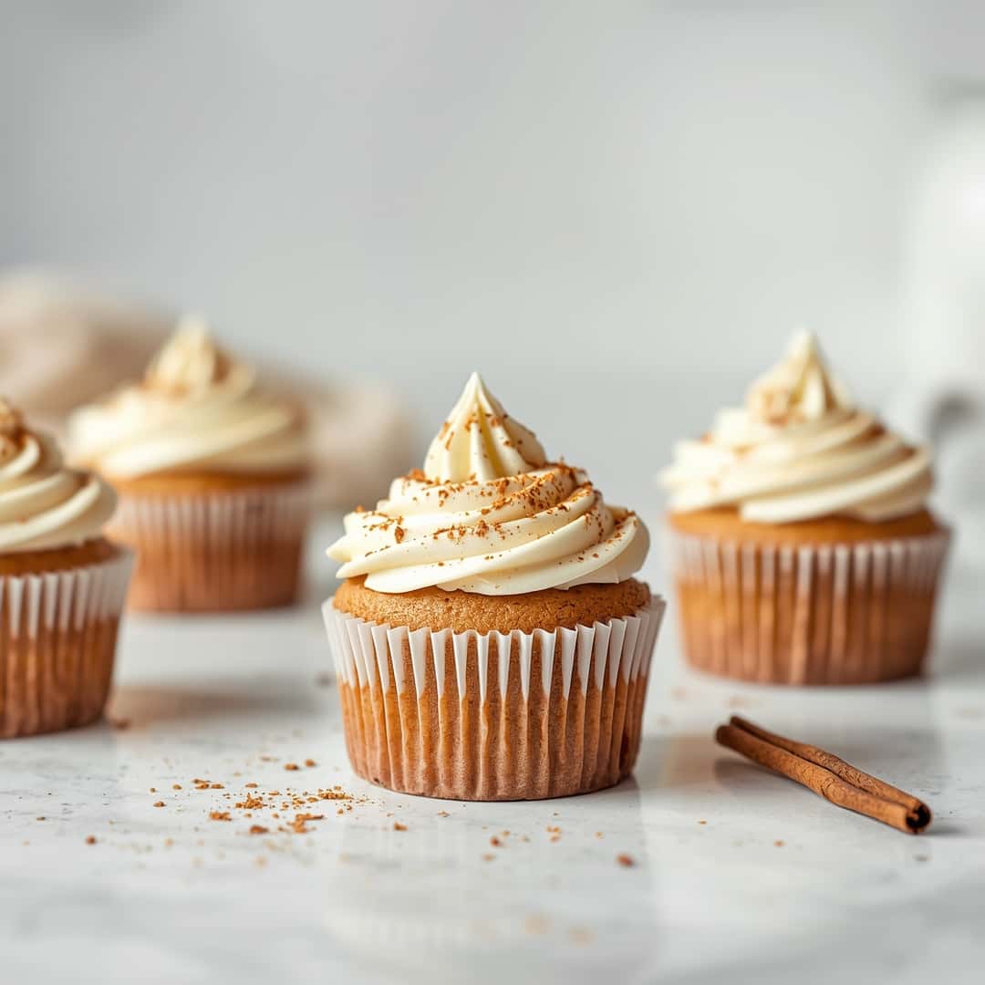 Chai-Spiced Cupcakes with Cream Cheese Frosting