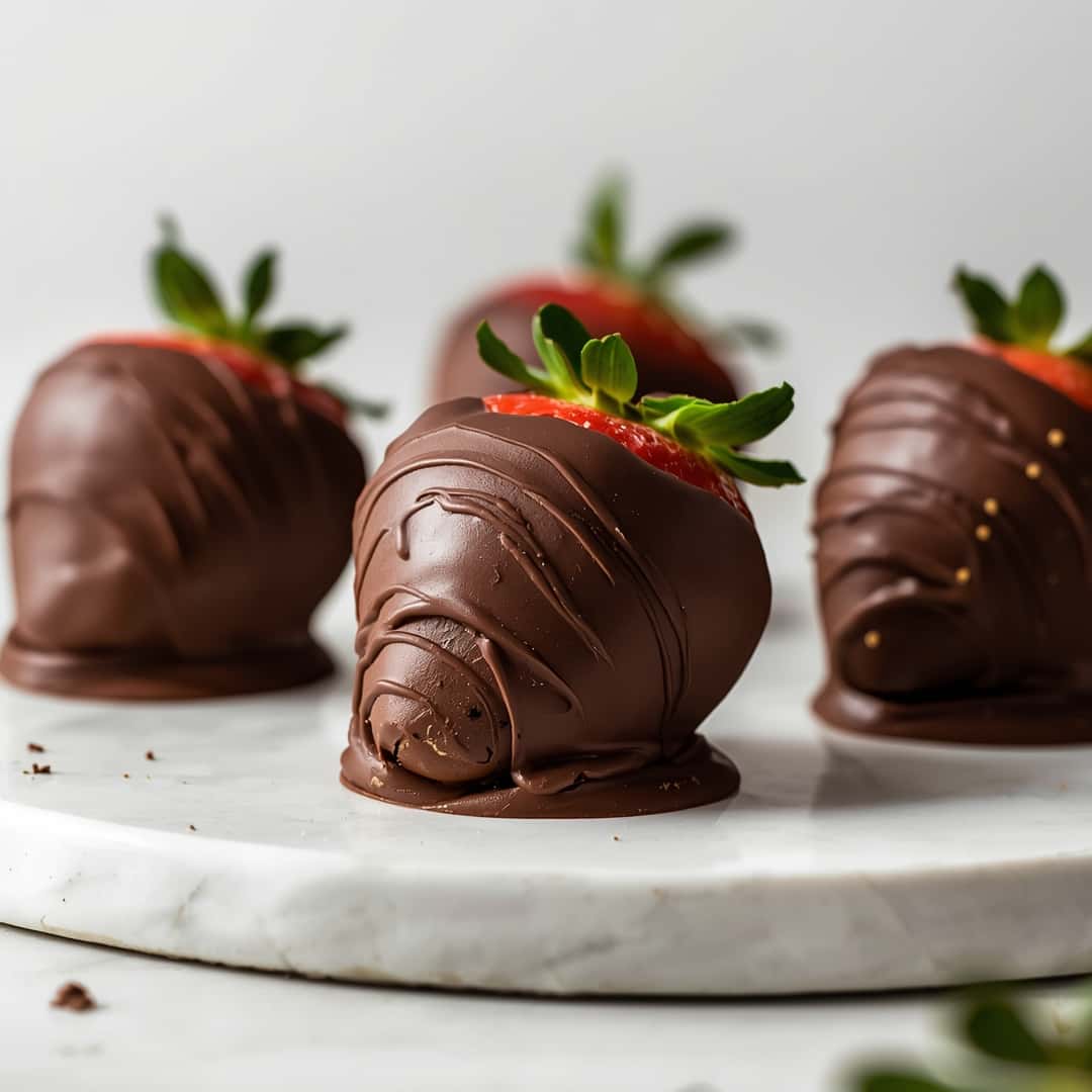 Cheesecake Stuffed Chocolate Covered Strawberries 2 Cheesecake Stuffed Chocolate Covered Strawberries