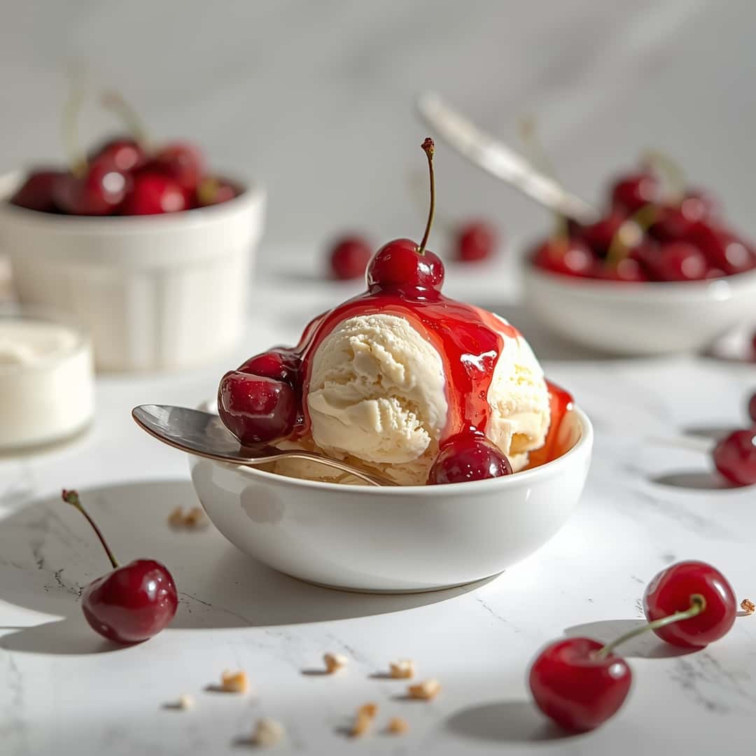 Cherry Cheesecake Ice Cream