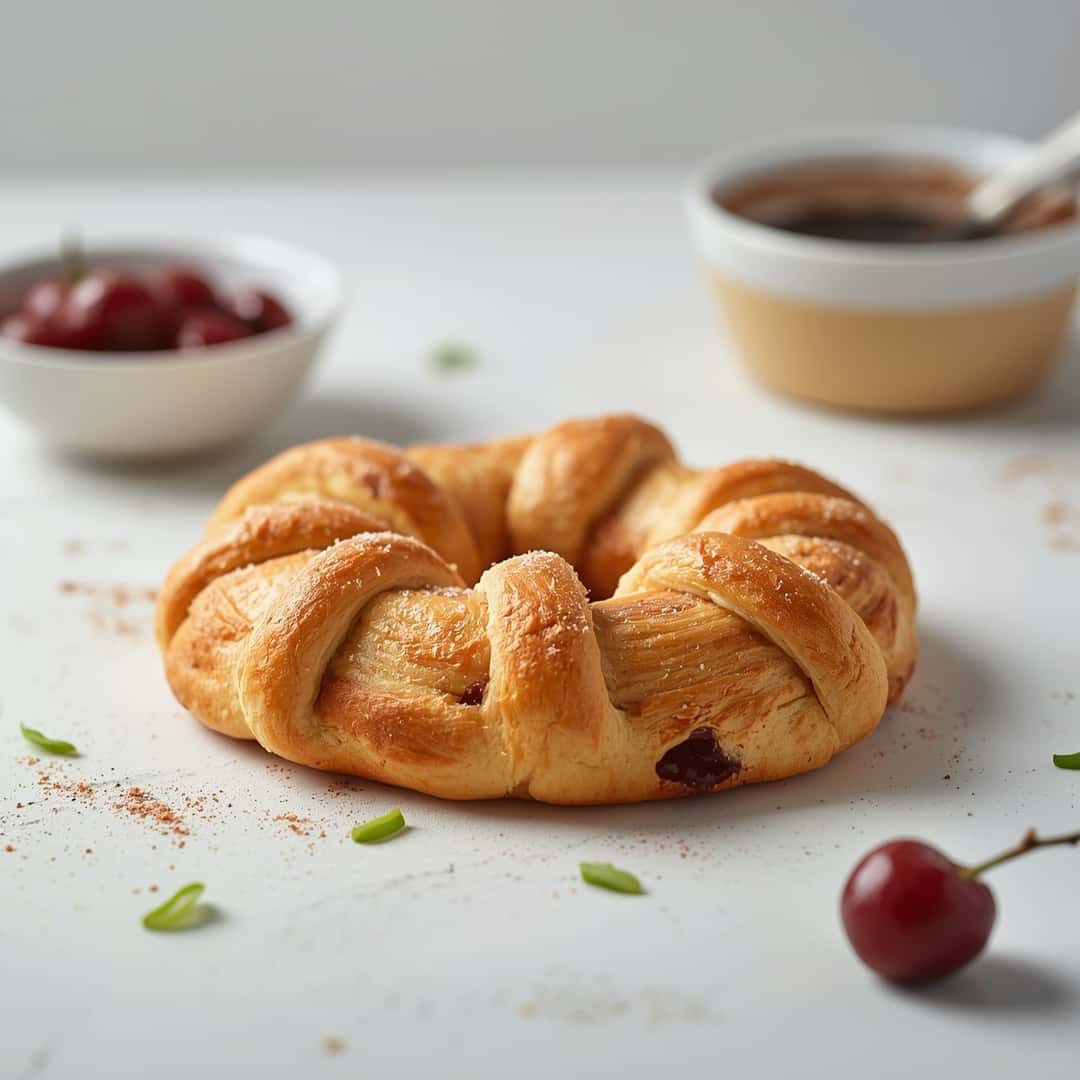Cherry Cream Cheese Crescent Ring
