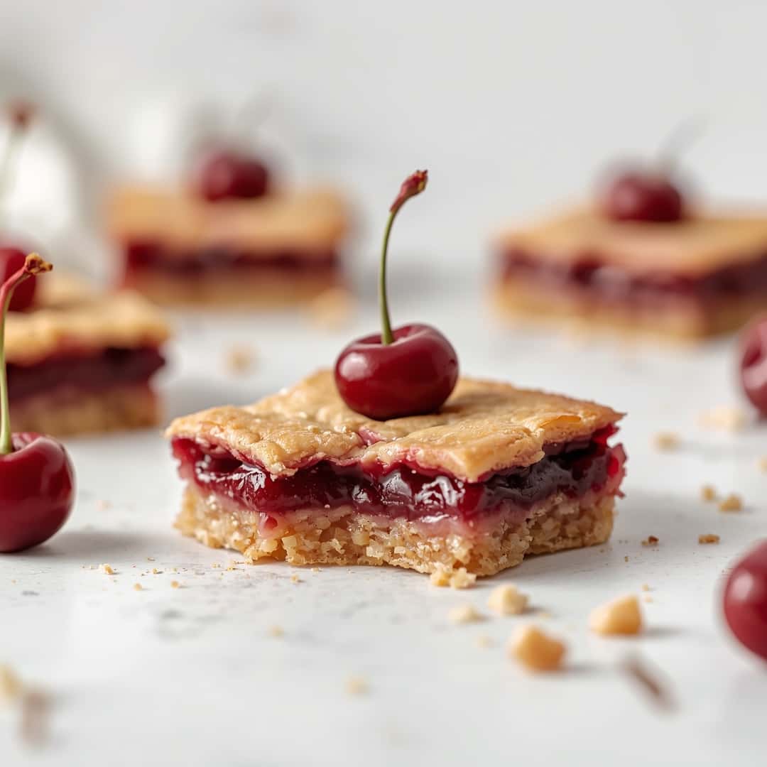 Cherry Pie Bars with Cherry Pie Filling