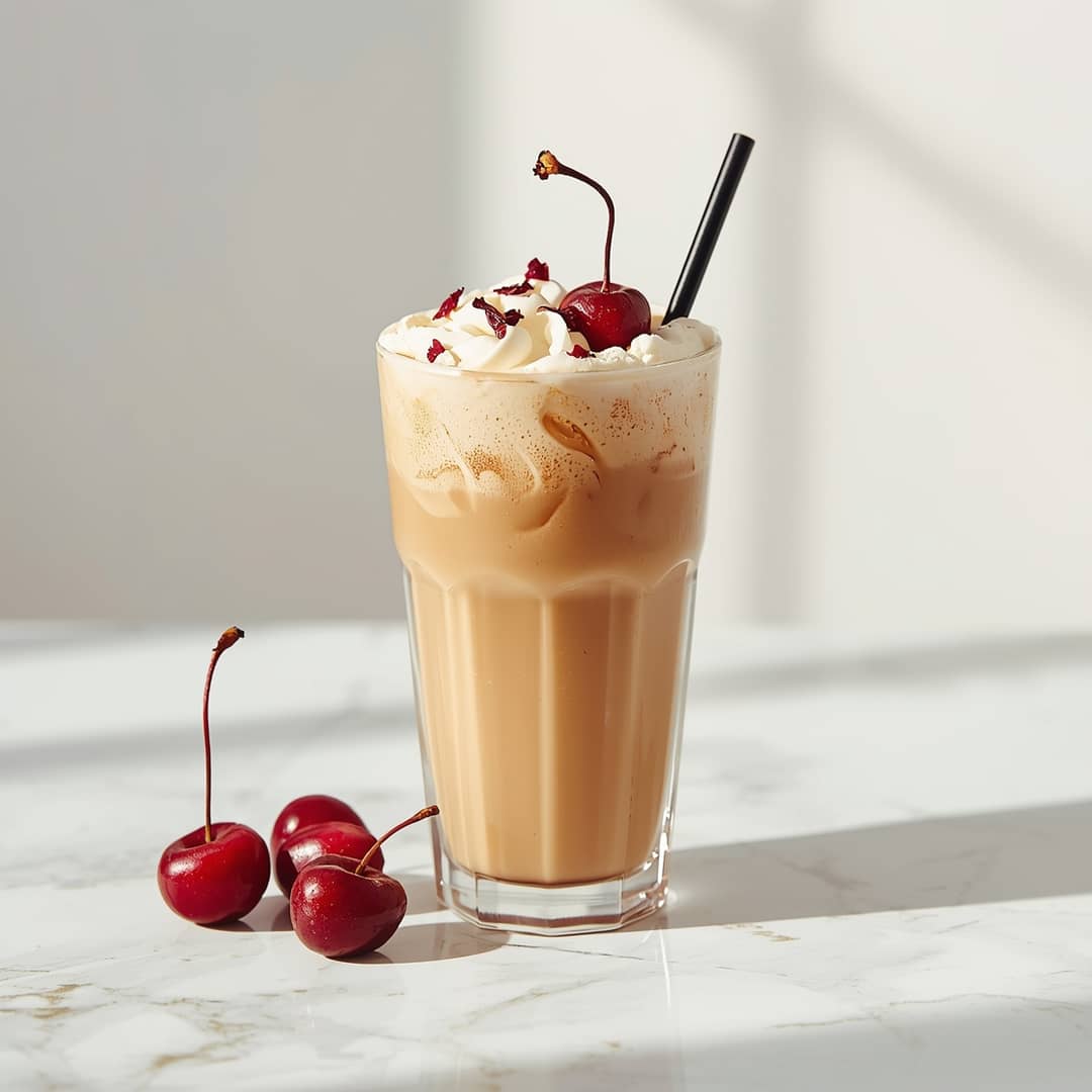 Cherry Vanilla Iced Latte