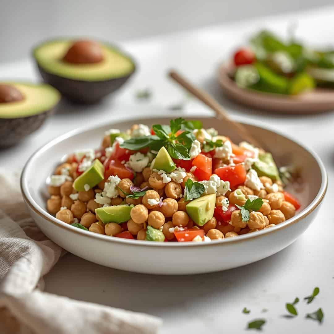 Chickpea Feta Avocado Salad Fresh Flavorful Delight 2 Chickpea Feta Avocado Salad Fresh Flavorful Delight