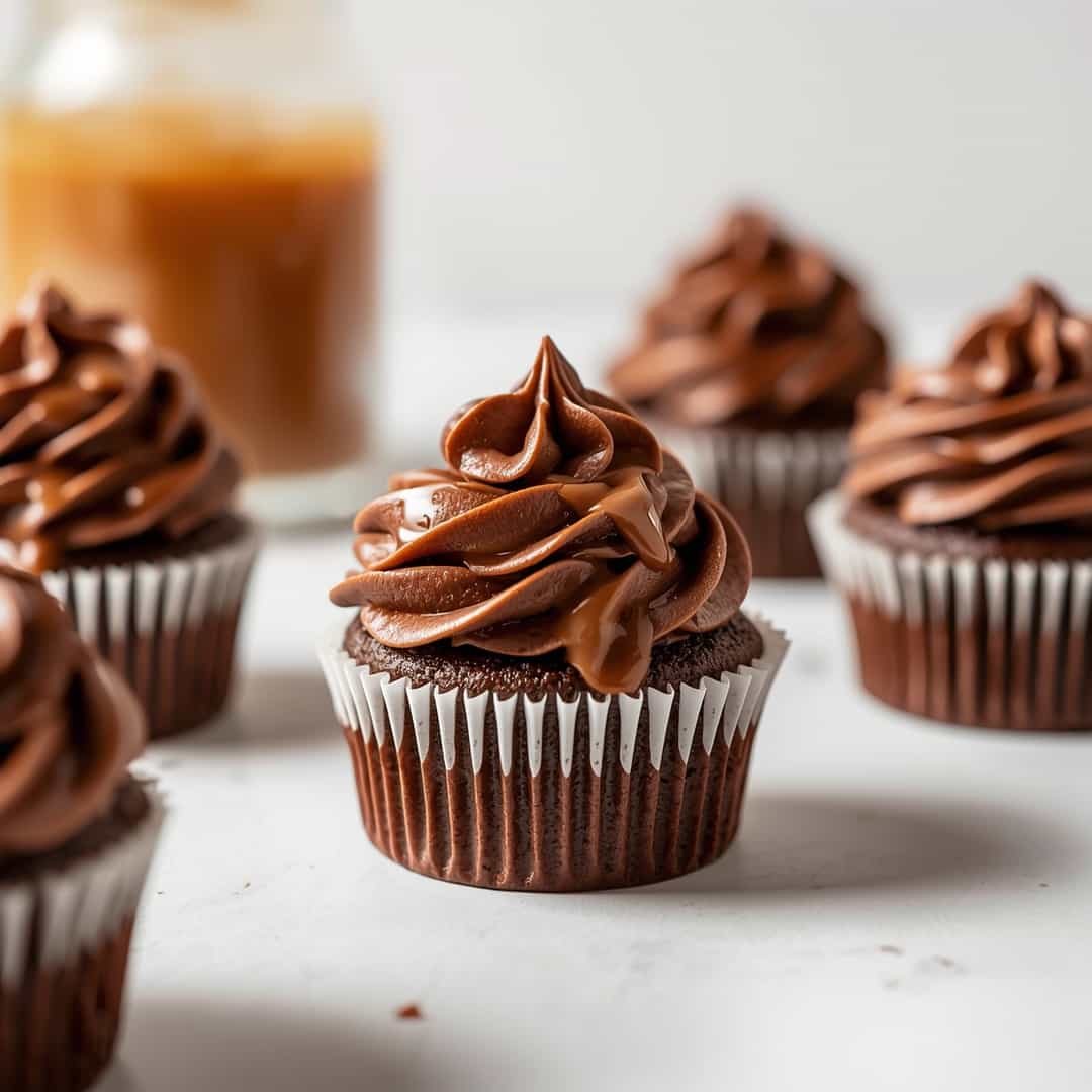Chocolate Caramel Cupcakes 2 Chocolate Caramel Cupcakes