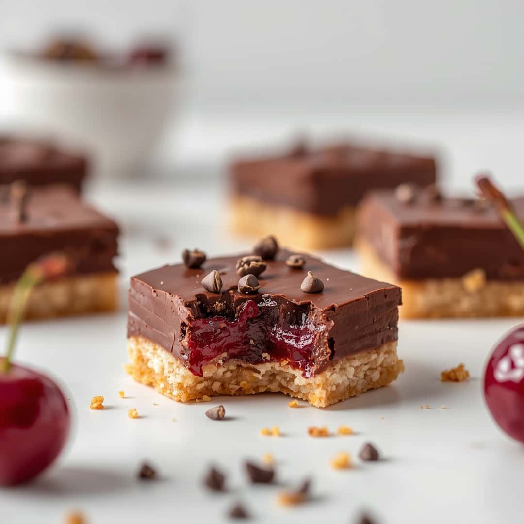 Chocolate Covered Cherry Magic Bars