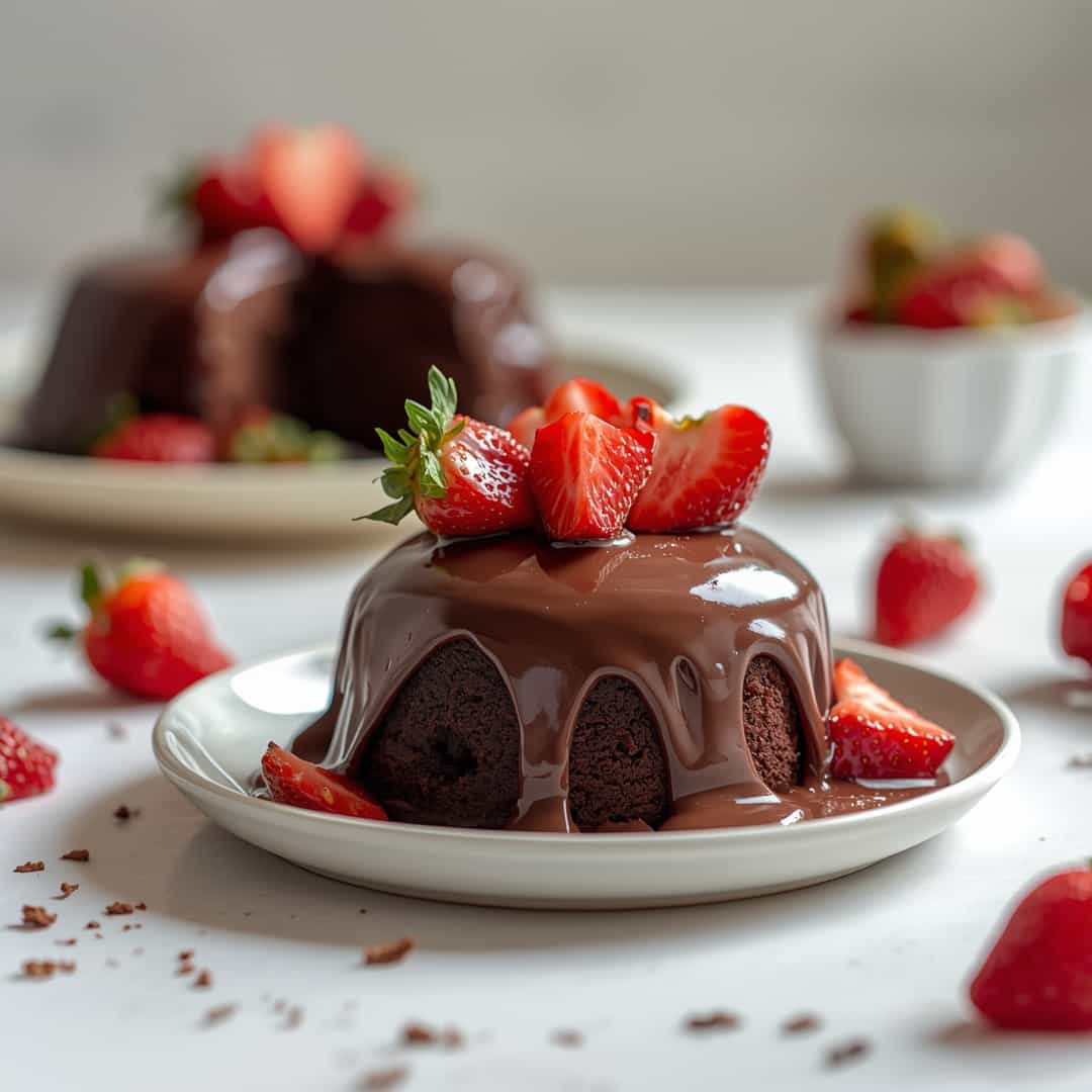 Chocolate Covered Strawberry Cake
