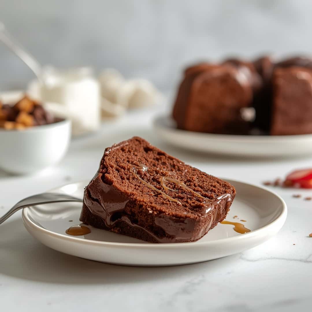 Chocolate Sour Cream Pound Cake