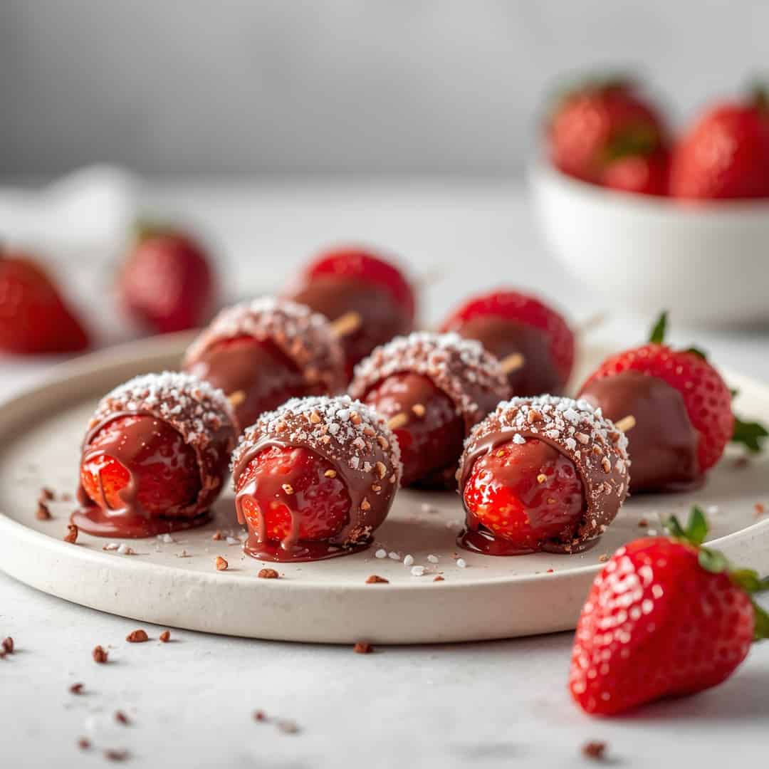 Chocolate Strawberry Dessert Kabobs 2 Chocolate Strawberry Dessert Kabobs