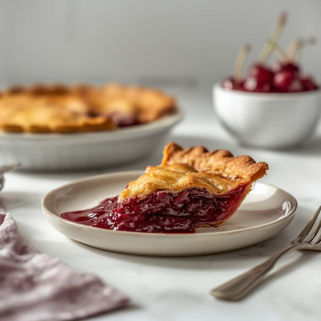 Classic Cherry Pie with Chocolate Twist