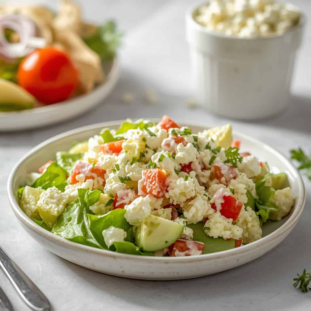 Cottage Cheese Ranch Chopped Salad Thats Creamy Crunchy