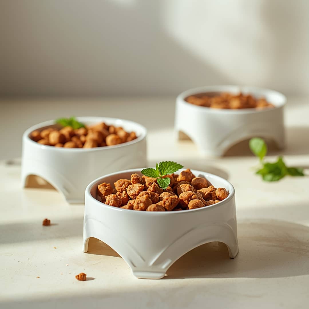 Cozy Luxurious Cat Bowls