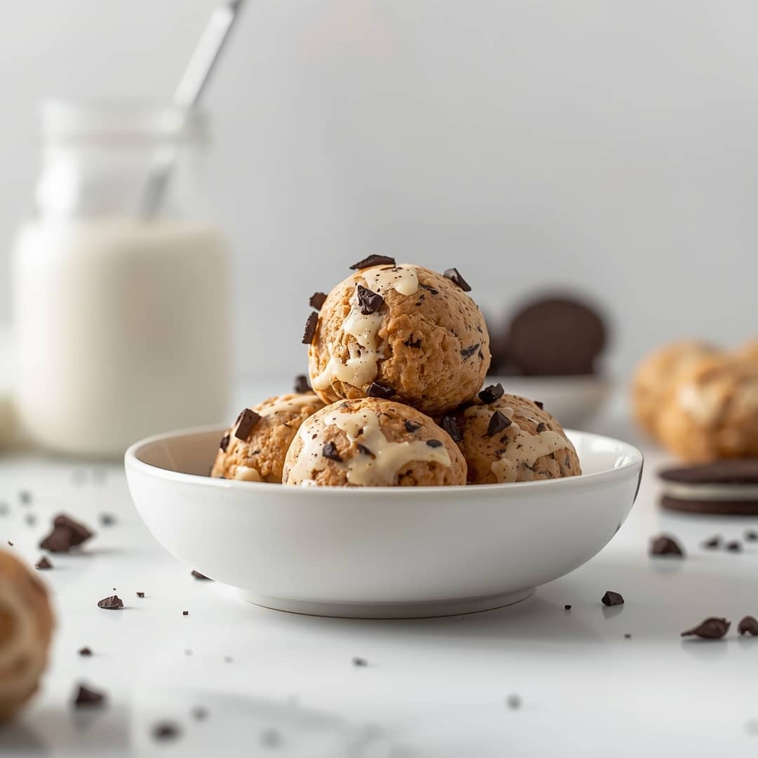Cream Cheese Oreo Protein Balls Healthy Snack
