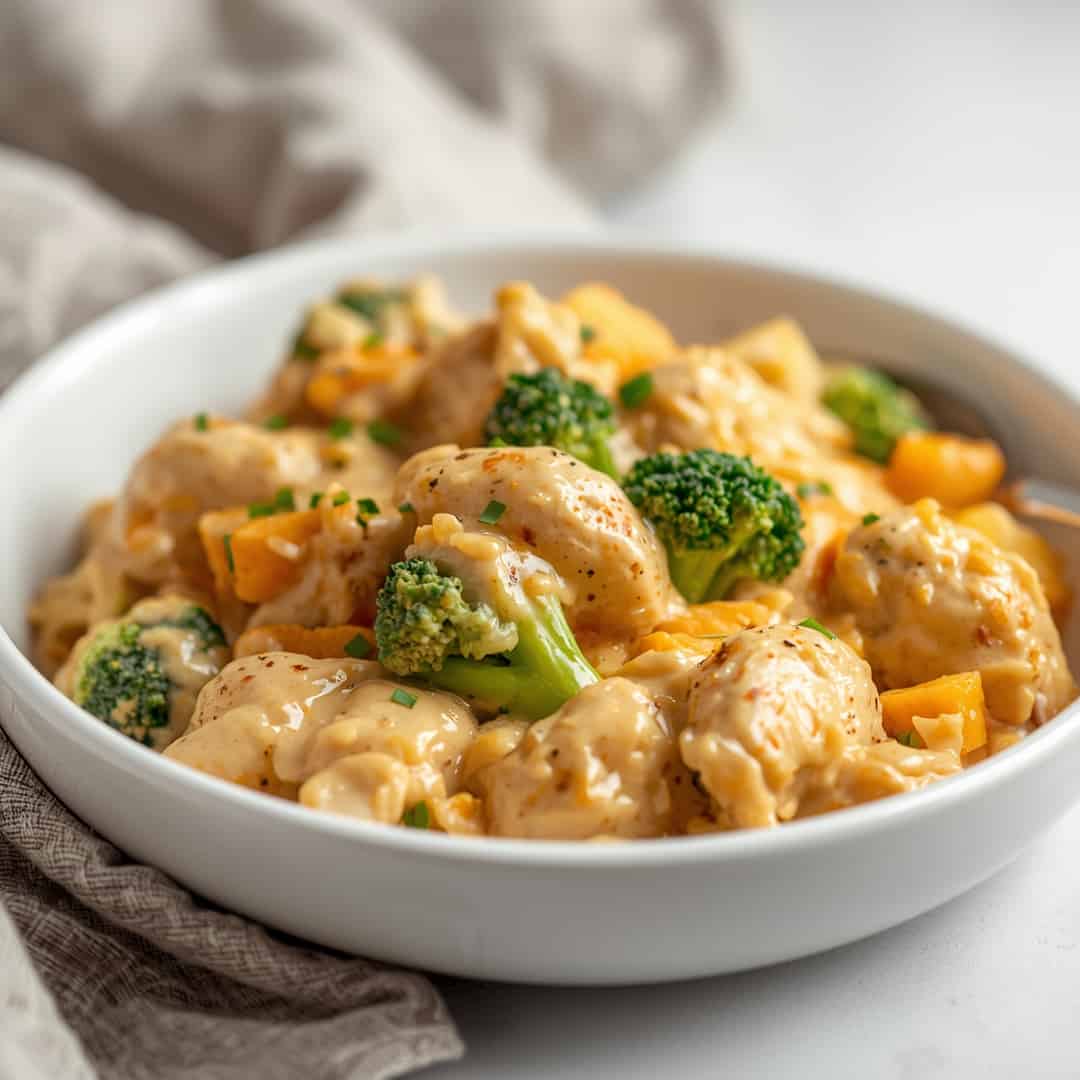 Creamy Broccoli Cheddar Chicken Easy Crockpot Recipe
