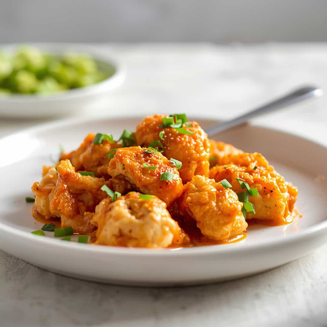 Creamy Buffalo Chicken Cauliflower Casserole 2 Creamy Buffalo Chicken Cauliflower Casserole