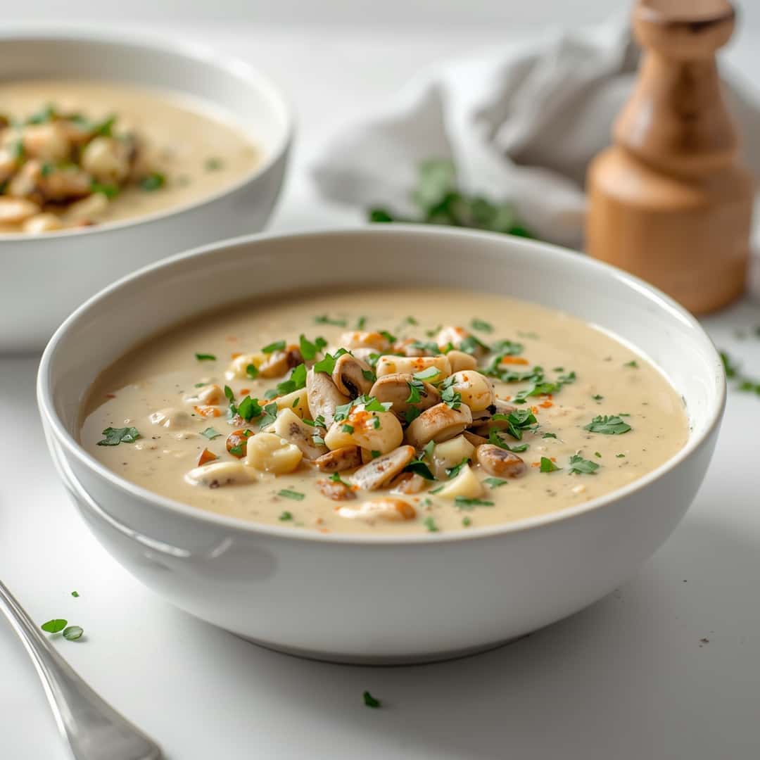 Creamy Cottage Cheese Mushroom Soup Recipe